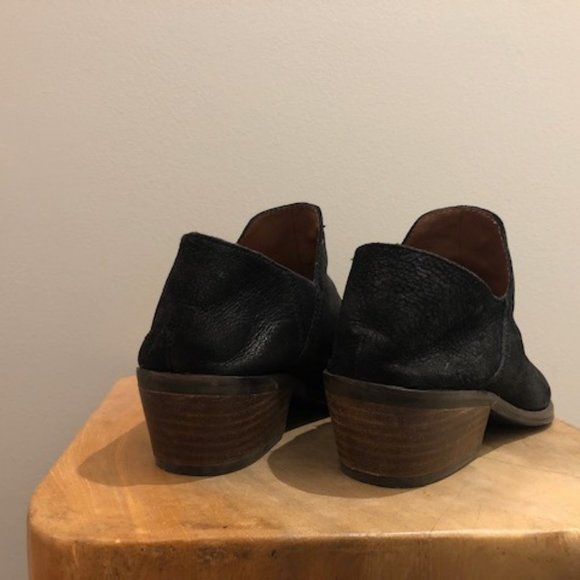 Black Leather Ankle Boots - Picture 5 of 5